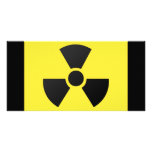 Radioactive Sign Custom Photo Card
