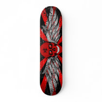 Radioactive Skull Skateboard by RockHouseCo Radioactive Skull Skateboard