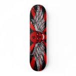 Radioactive Skull Skateboard
