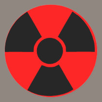 Radioactive stickers