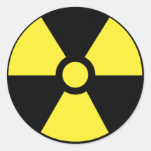 Radioactive Symbol Sticker
