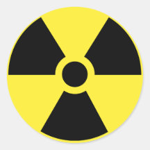 Radioactive Symbol Sticker