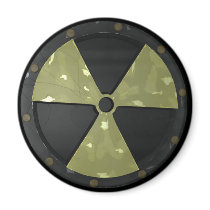 Radioactive Warning Symbol magnets by packratgraphics Radioactive Warning Symbol magnets