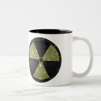 Radioactive Warning Symbol mug