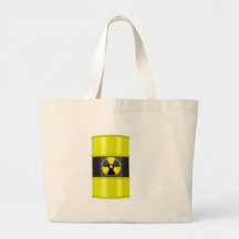 radioactive waste canvas bag