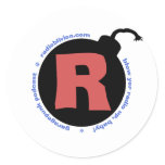 RadiOblivion R-Bomb stickers