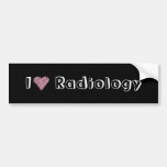 Radiología del corazón I Pegatina De Parachoque