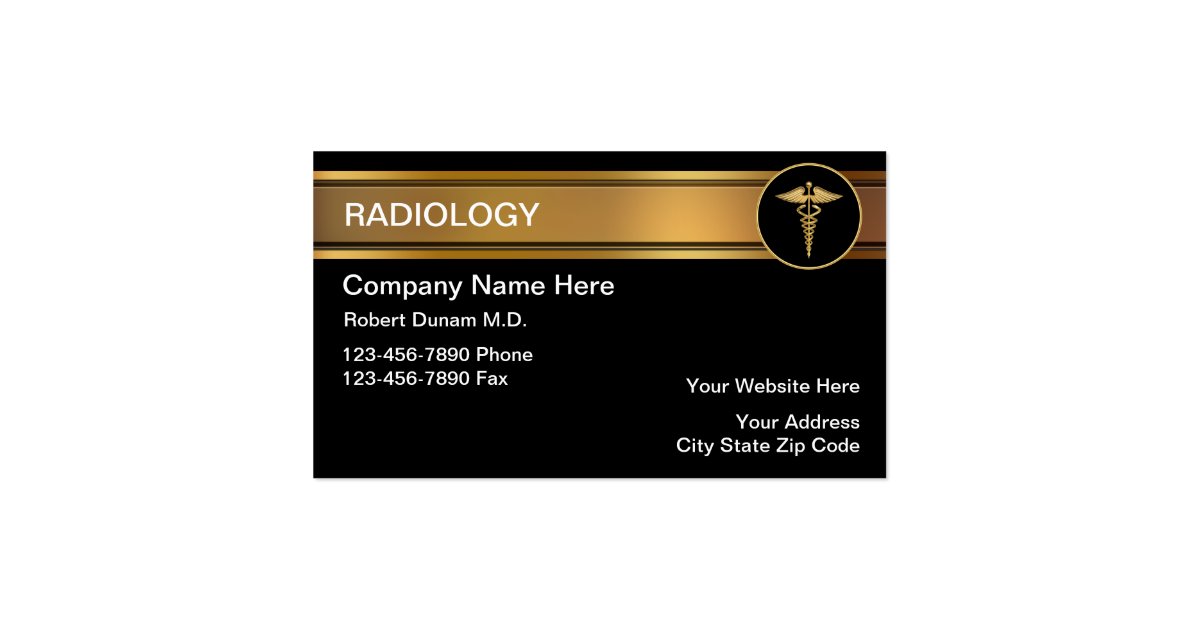 Radiology Business Cards Zazzle
