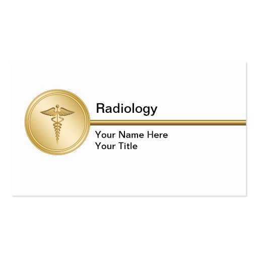 Radiology Business Cards Zazzle