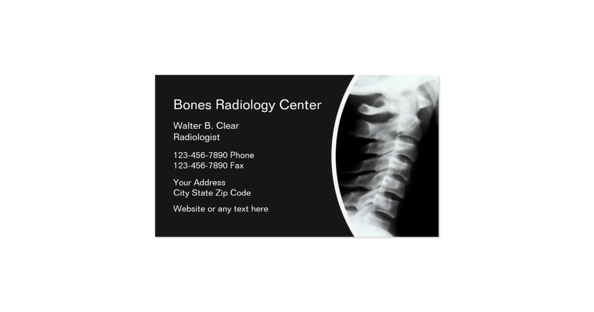 Radiology Business Cards Zazzle