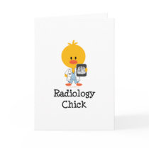 Radiology Chick Greeting Card