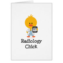 Radiology Chick Greeting Card
