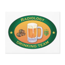Radiology Drinking Team postcards