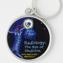 "Radiology: Eye of Medicine" keychain