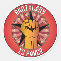 Radiology Is Power Stickers