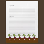 Radish Recipe Letterhead letterhead
