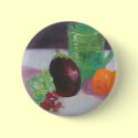 Radishes Aubergine and Oranges buttons