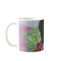 Radishes Aubergine and Oranges mugs by susanpaynetrutna Radishes Aubergine and Oranges mugs