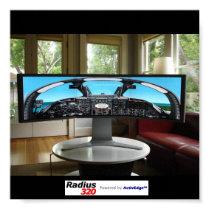 Radius320 Flight Simulation posters