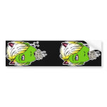 raebies green head bumper stickers