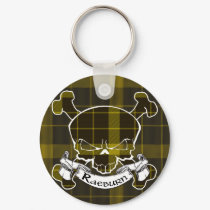 Raeburn Tartan Skull keychains by Scottish_Tartans Raeburn Tartan Skull keychains