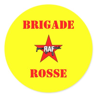 RAF, BRIGADE, ROSSE ROUND STICKERS by Strummer