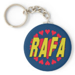 RAFA with Hearts on Tshirts and More keychains