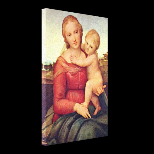 Raffael - The Small Cowper Madonna Gallery Wrapped Canvas