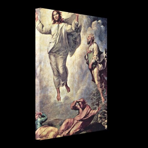Raffael - Transfiguration of Christ detail Canvas Prints