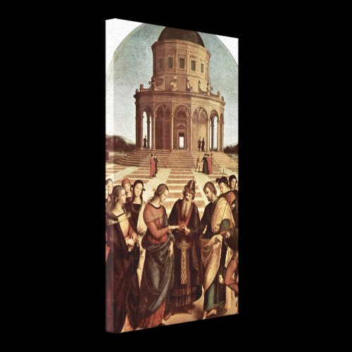 Raffael - Wedding of the Virgin Stretched Canvas Prints