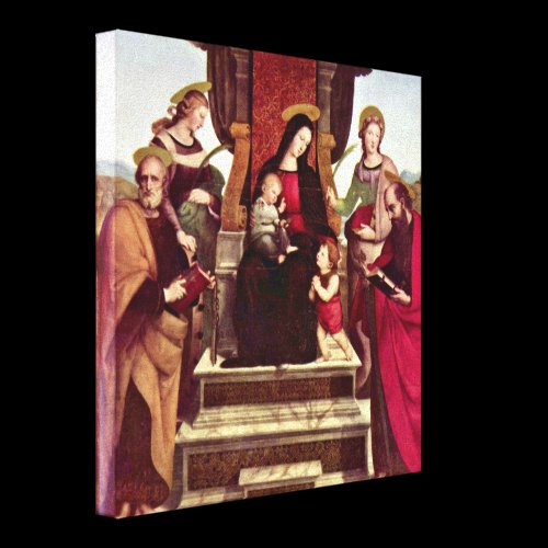 Raffaello Sanzio da Urbino - Colonna main altar Gallery Wrap Canvas