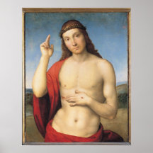 Raffaello Sanzio da Urbino - cristo benedicente Print