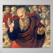 Raffaello Sanzio da Urbino - eterno e angeli Print