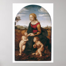 Raffaello Sanzio da Urbino - la belle jardiniere Posters