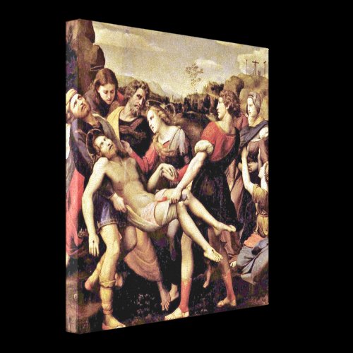 Raffaello Sanzio da Urbino - The Cross Stretched Canvas Print