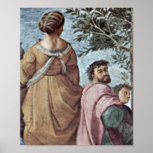 Raffaello Sanzio da Urbino - The Parnassus Detail Poster