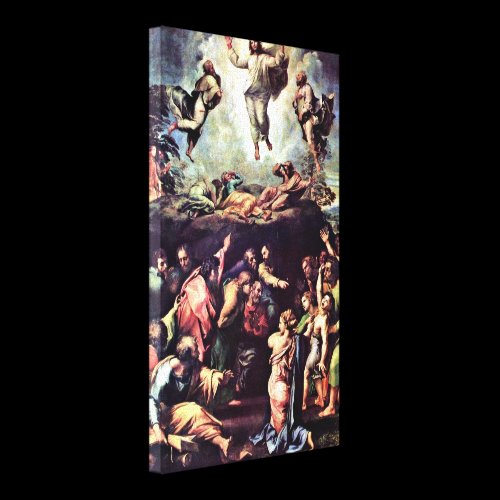 Raffaello Sanzio da Urbino - Transfiguration Stretched Canvas Prints