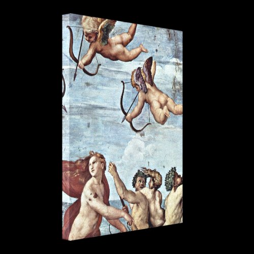 Raffaello Sanzio - Triumph of Galatea detail Stretched Canvas Prints