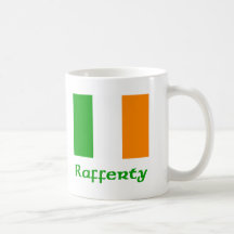 Rafferty Irish Flag Mugs