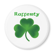 Rafferty Shamrock 1 magnets by NameGame Rafferty Shamrock 1 magnets