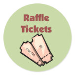 Raffle Ticket Stickers