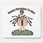 Rag Doll 15th Birthday Gifts Mousepad