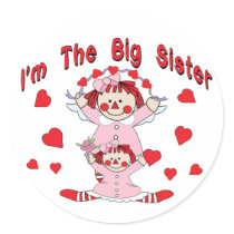 Rag Doll Big Sister stickers