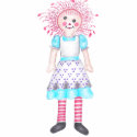 Rag Doll Wall Sculpture photo sculptures