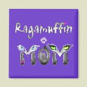 Ragamuffin Cat Mom Gifts Magnet