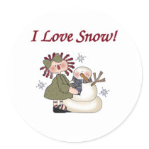 Ragdoll and Snowman stickers