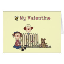 Ragdoll Bee My Valentine tshirts and Gifts Greeting Cards