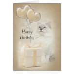 Ragdoll Birthday Card