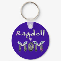 Ragdoll Cat Mom Gifts keychains by CatMeowz Ragdoll Cat Mom Gifts keychains