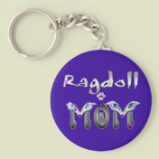 Ragdoll Cat Mom Gifts Key Chain